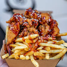 Chicken Popcorn With Fries